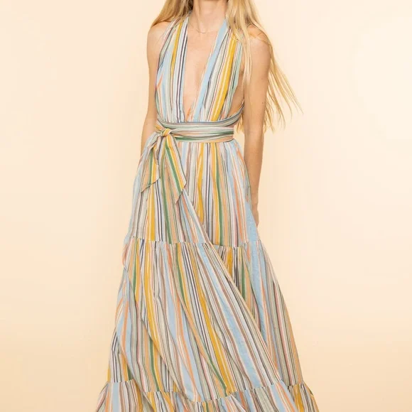 chinese dress ladies Heritage Lemon Kira Maxi Dress